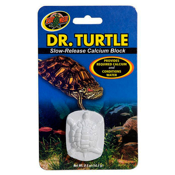 Dr. Turtle Slow-Release Single Calcium & Water Conditioner Dissolving Block