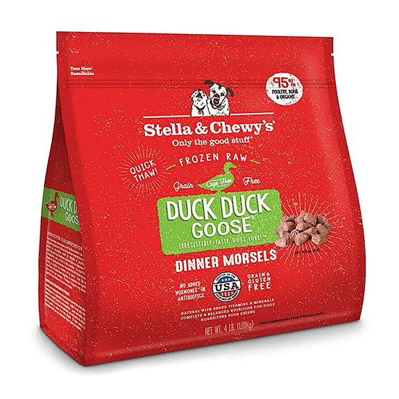 Duck Duck Goose Grain-Free Frozen Raw Dinner Morsels Dog Food
