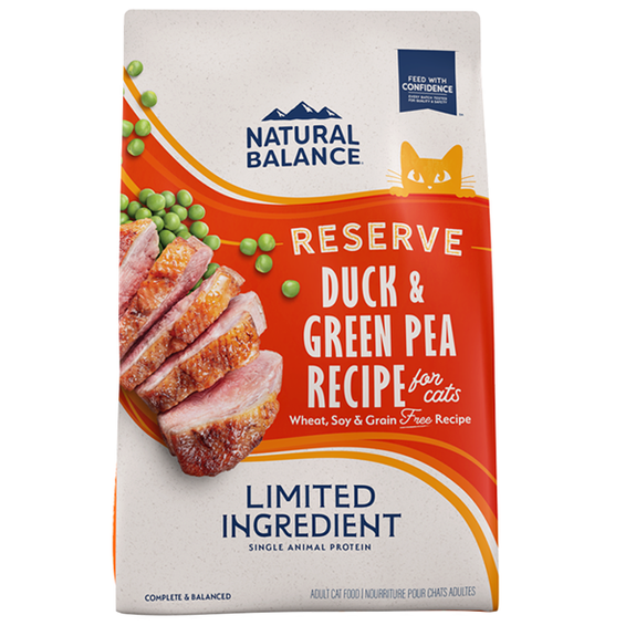 Limited Ingredient Diet Reserve Duck & Green Pea Recipe Grain-Free Dry Cat Food
