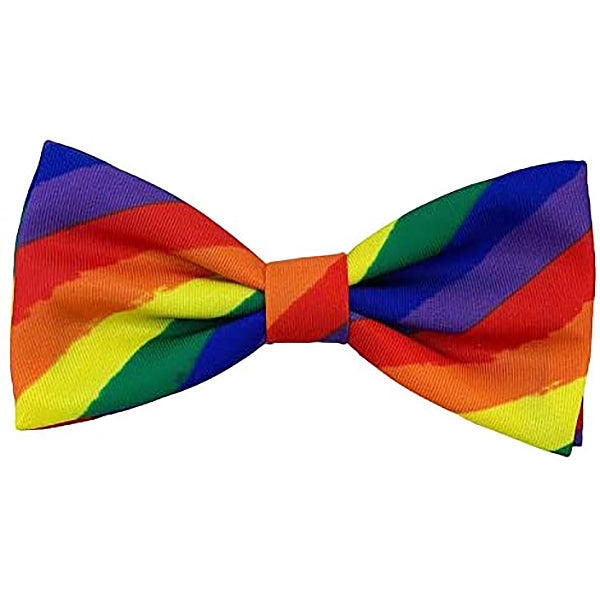 Equality Rainbow Pride Bow Tie Collar Accessory for Pets