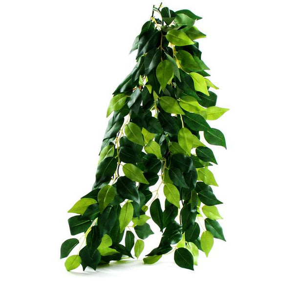Ficus Silk Realistic Artificial Plant Hanging Reptile Habitat Decor