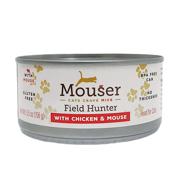 Mouser Field Hunter Chicken & Mouse Wet Canned Cat Food