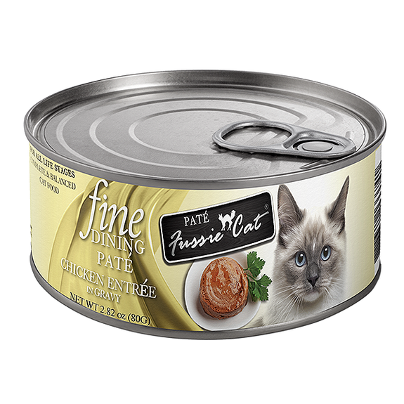 Fine Dining Paté Chicken Entrée in Gravy Grain-Free Wet Canned Cat Food