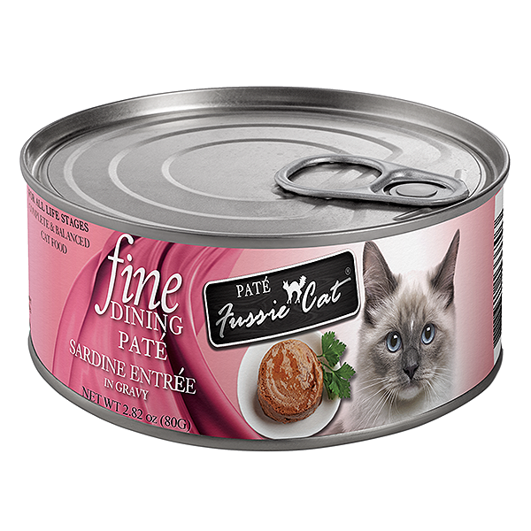 Fine Dining Paté Sardine Entrée in Gravy Wet Canned Cat Food