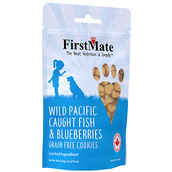 Wild Pacific Caught Fish & Blueberries LID Grain-Free Crunchy Dog Treats