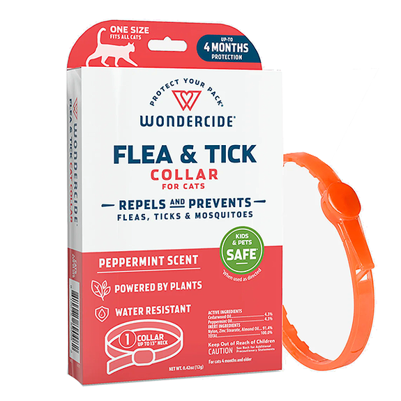 Peppermint Essential Oil Based Flea & Tick Collar for Cats