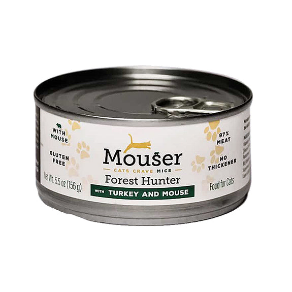 Mouser Forest Hunter Turkey & Mouse Wet Canned Cat Food