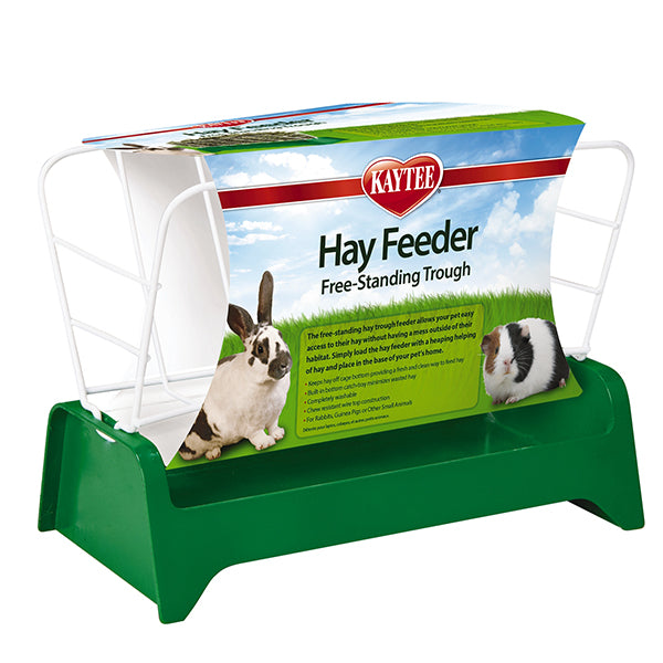 Free Standing Trough Hay Feeder for Small Animals