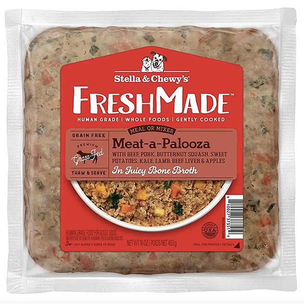 FreshMade Meat-a-Palooza Grain-Free Frozen Gently Cooked Dog Food