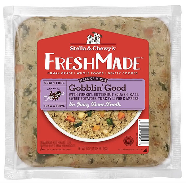 FreshMade Gobblin' Good Grain-Free Frozen Gently Cooked Turkey Dog Food