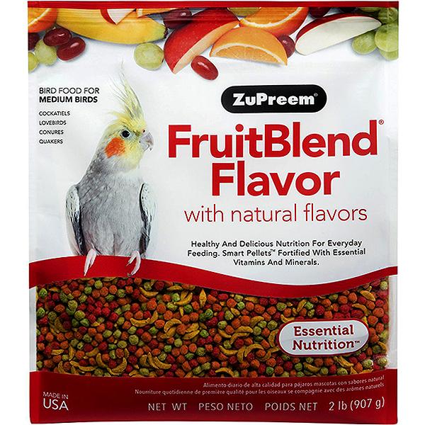 Fruit Blend Flavor Bird Food Pellets For Medium Birds