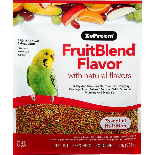 Fruit Blend Flavor Bird Food Pellets For Small Birds