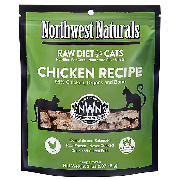 Nibbles Chicken Recipe Frozen Raw Cat Food