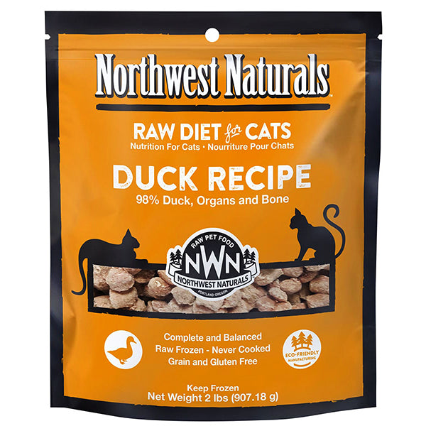 Nibbles Duck Recipe Frozen Raw Cat Food