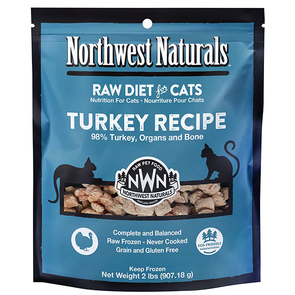 Nibbles Turkey Recipe Frozen Raw Cat Food