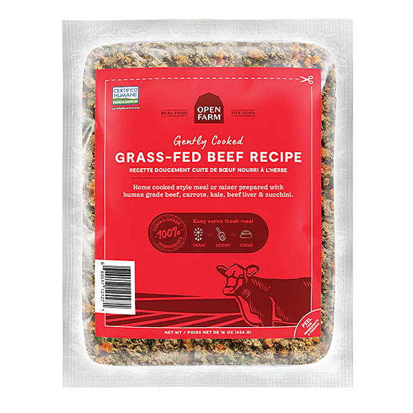 Gently Cooked Grass-Fed Beef Frozen Dog Food