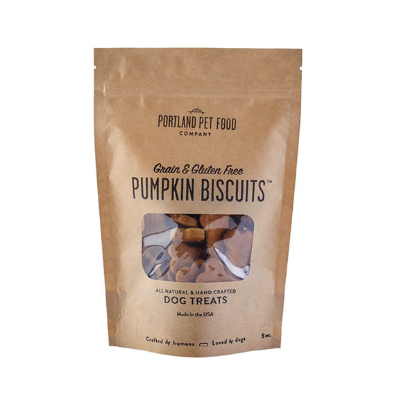 Pumpkin Biscuits Grain-Free Hand Crafted Crunchy Dog Treats