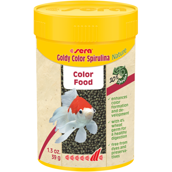 Goldy Color Spirulina Granules Nature Goldfish Food