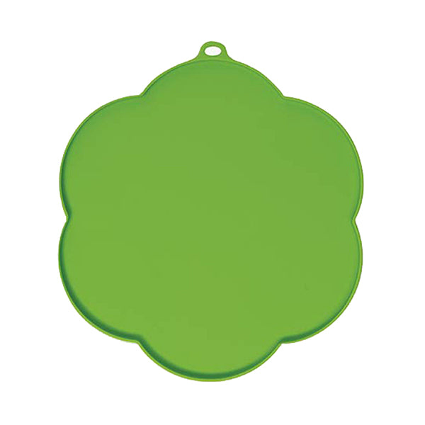 Silicone Flower-Shaped Placemat Green
