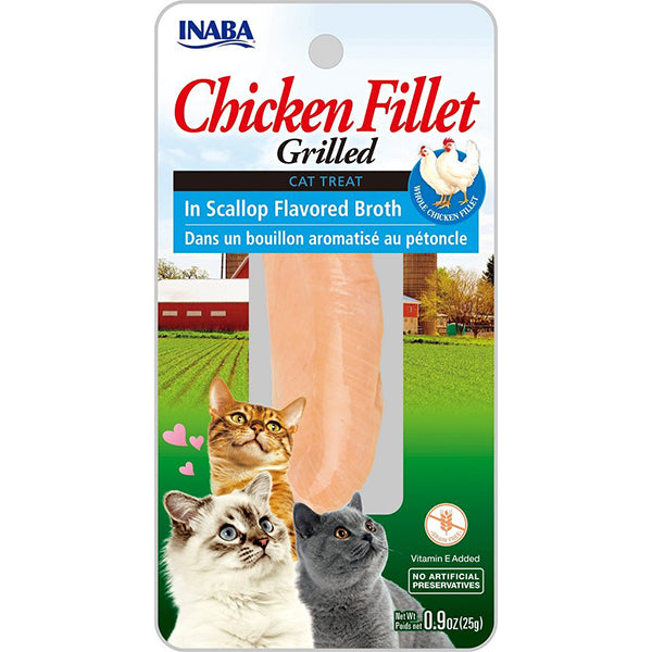 Grilled Chicken Fillet in Scallop Broth Grain-Free Gourmet Cat Treat