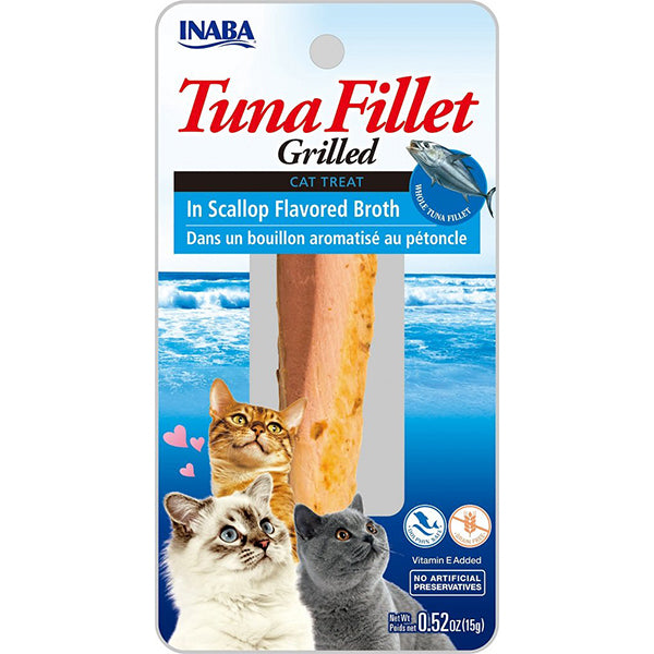 Grilled Tuna Fillet in Scallop Broth Grain-Free Gourmet Cat Treat