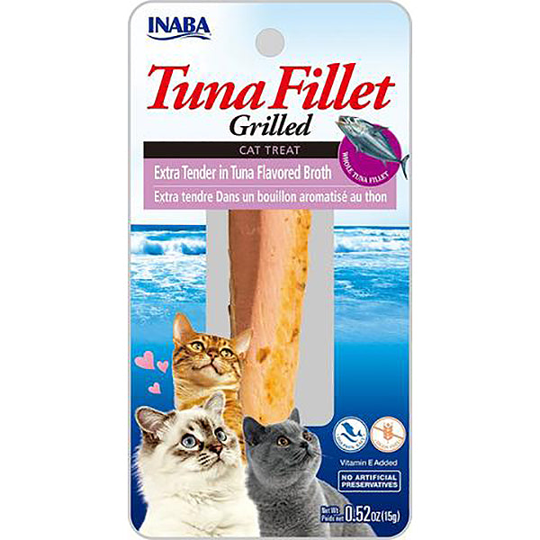 Grilled Tuna Fillet Extra Tender in Tuna Broth Grain-Free Gourmet Cat Treat