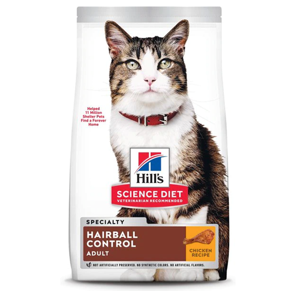 Hairball Control Adult Chicken Recipe Dry Cat Food