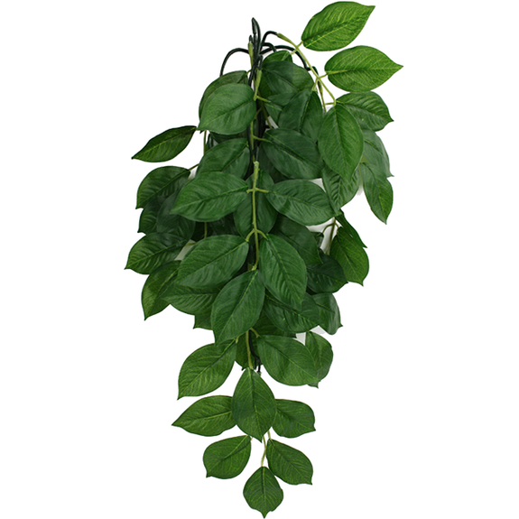 Climbing Plant Green Leaf Realistic Hanging Reptile Terrarium Decoration