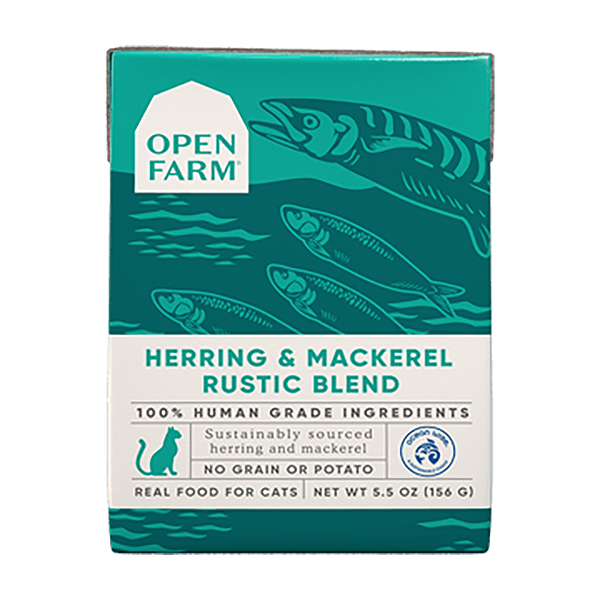 Herring & Mackerel Rustic Blend Grain-Free Wet Cat Food Cartons