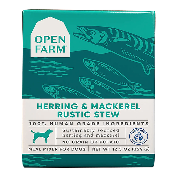 Herring & Mackerel Rustic Stew Grain-Free Wet Dog Food Cartons
