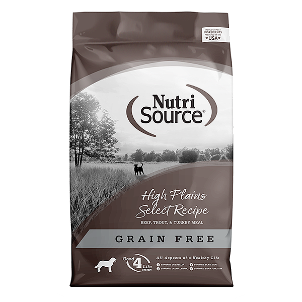 High Plains Select Beef, Trout & Turkey Recipe Dry Grain-Free Dog Food