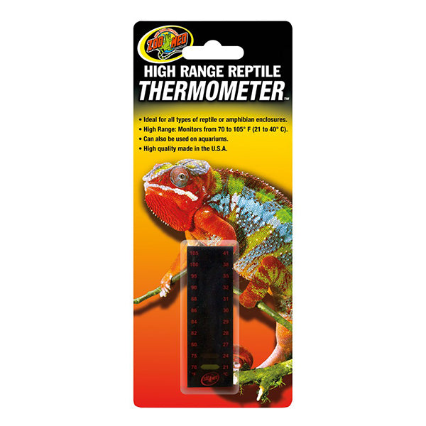 High Range Reptile Thermometer LCD Adhesive Temperature Monitoring System