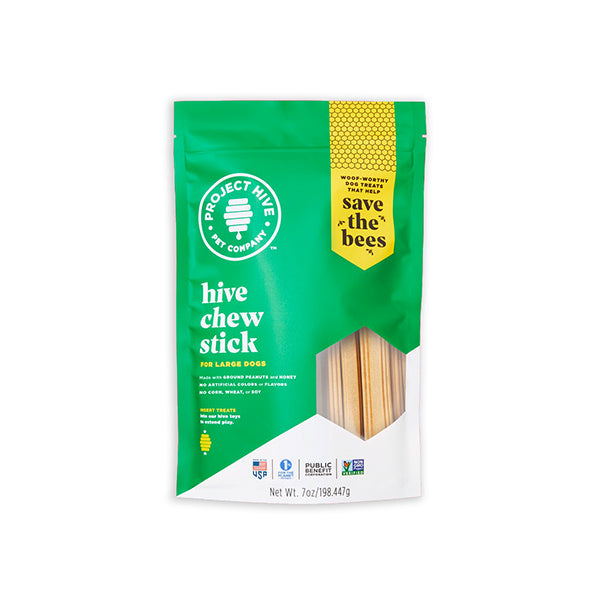 Hive Chew Sticks Honey & Peanut Dog Treats