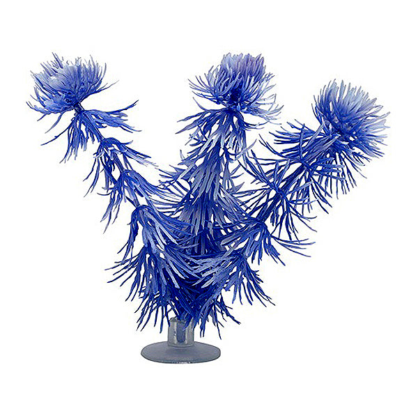 Plastic Betta Plant Hornwort Blue Decor Ornament