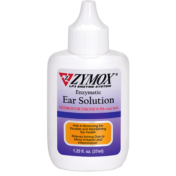 .5% Hydrocortisone Anti-Itch Enzymatic Ear Solution & Cleanser for Dogs & Cats