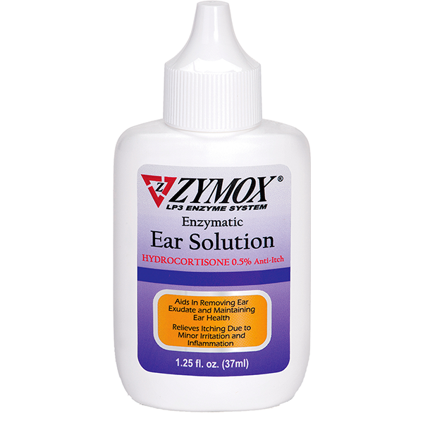 .5% Hydrocortisone Anti-Itch Enzymatic Ear Solution & Cleanser for Dogs & Cats