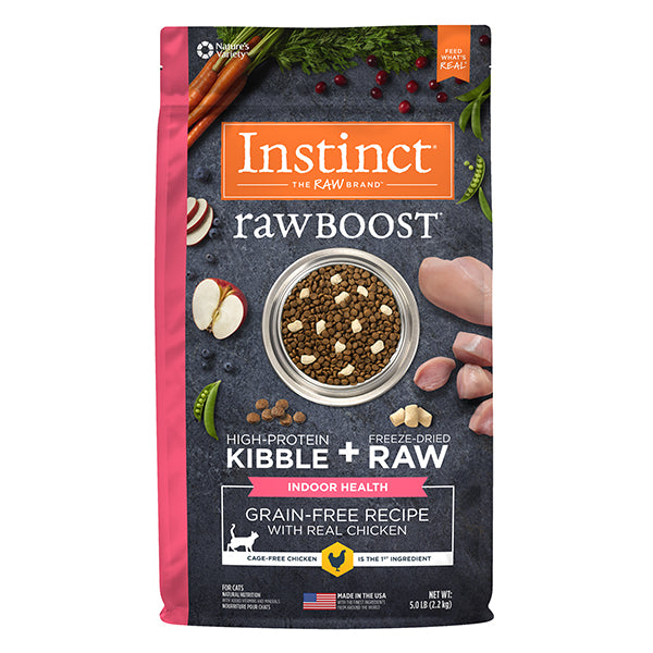 Instinct Raw Boost Indoor Health Grain-Free Recipe with Real Chicken Natural Dry Cat Food