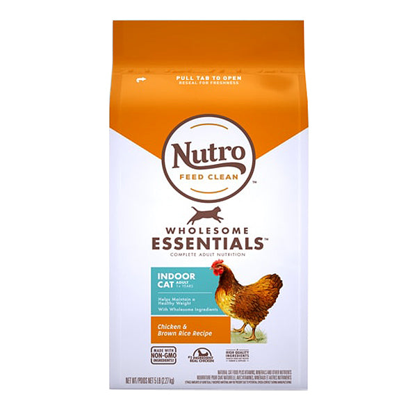 Wholesome Essentials Indoor Adult Chicken & Rice Dry Cat Food