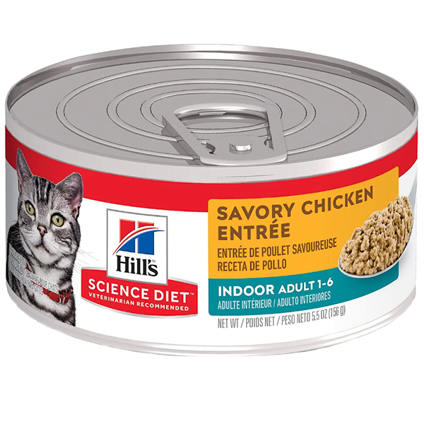Savory Chicken Entrée Indoor Adult Wet Canned Cat Food