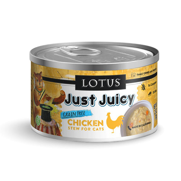 Just Juicy Chicken Stew Grain-Free Wet Canned Cat Food