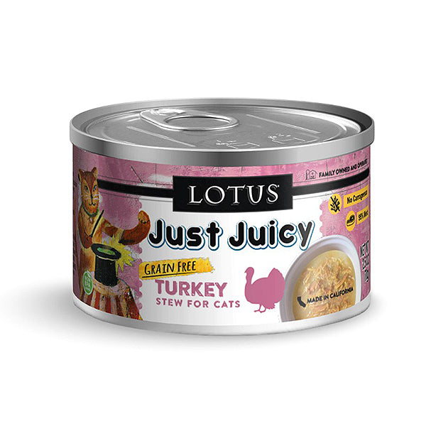 Just Juicy Turkey Stew Grain-Free Wet Canned Cat Food