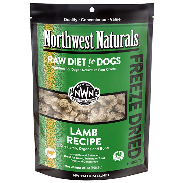 Nuggets Lamb Formula Freeze-Dried Raw Dog Food