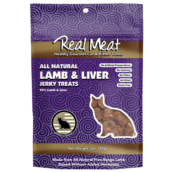 All Natural 95% Lamb & Liver Grain-Free Jerky Cat Treats