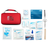 Full Size Pet First Aid Kit Zip Up Hard Case Bag Medical Travel Supplies for Pets