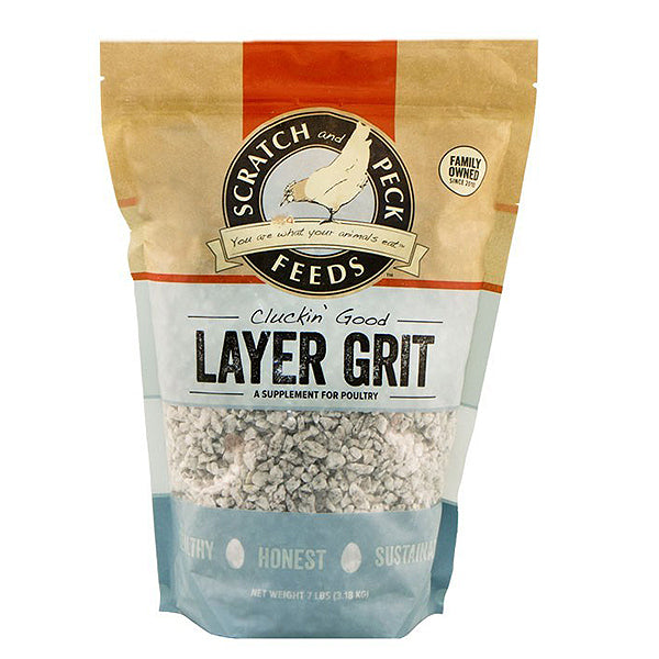 Cluckin' Good Layer Grit Supplement for Hens & Farm Poultry