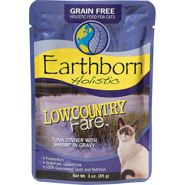 Lowcountry Fare Tuna Dinner with Shrimp in Gravy Grain-Free Wet Pouch Cat Food