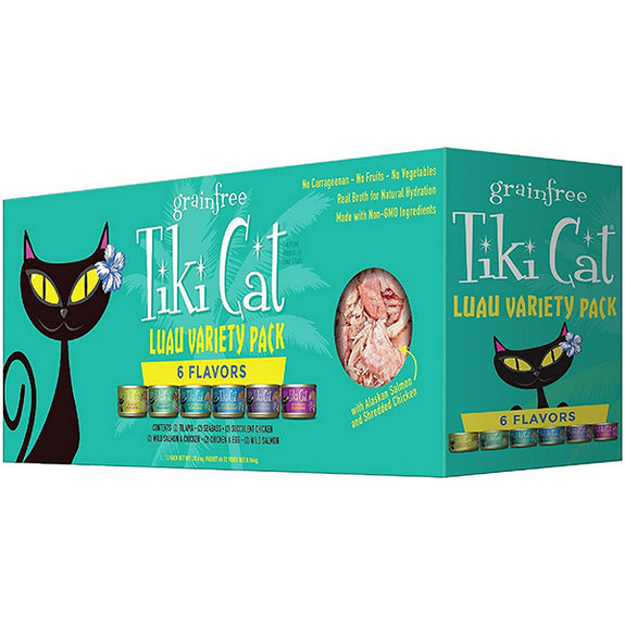 Queen Emma Luau Variety Pack Grain-Free Wet Canned Cat Food