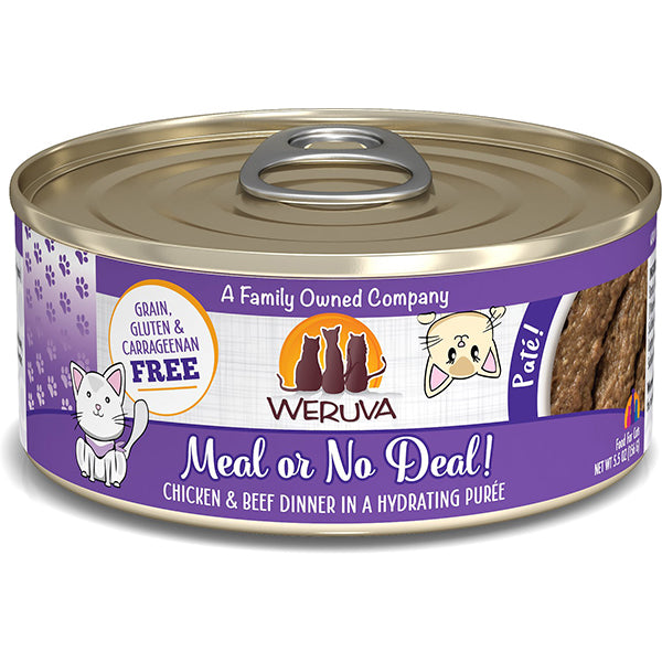 Meal Or No Deal! Chicken & Beef Pate Grain-Free Wet Canned Cat Food