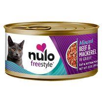 FreeStyle Minced Beef & Mackerel Recipe in Gravy Grain-Free Canned Cat Food