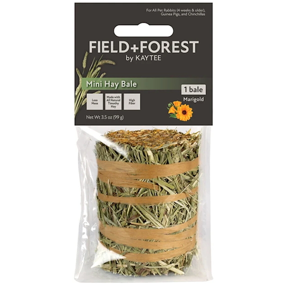 Field+Forest Mini Hay Bale Small Animal Treat Marigold